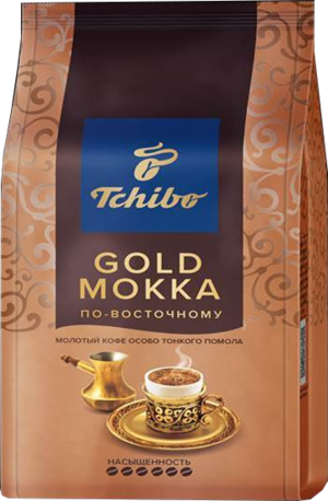 Tchibo. Gold Mokka кофе по-восточному молотый 200 гр. мягкая упаковка