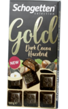 Schogеtten. Gold Dark Cocoa Hazelnut 100 гр. карт.упаковка (Уцененная)