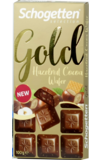 Schogеtten. Gold Hazelnut Cocoa  Wafer 100 гр. карт.упаковка