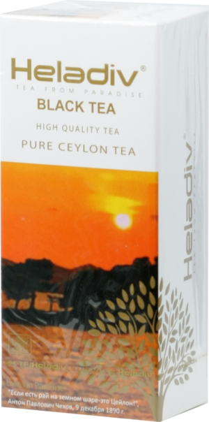 Heladiv. Pure Ceylon Tea карт.пачка, 25 пак.