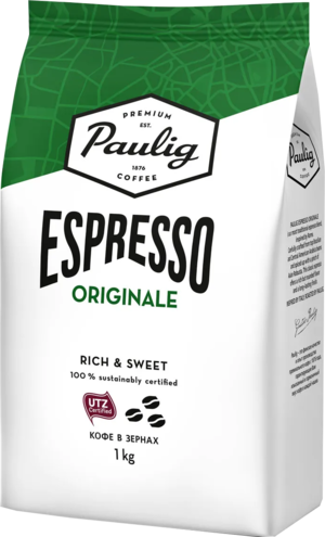PAULIG. Espresso Originale (зерновой) 1 кг. мягкая упаковка