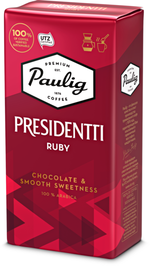 PAULIG. Presidentti Ruby (молотый) 250 гр. мягкая упаковка