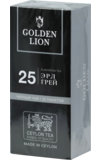 GOLDEN LION. 25 Earl Grey black tea карт.пачка, 25 пак.