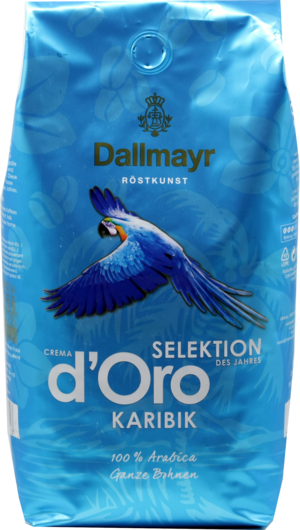 Dallmayr. Crema'd Oro Selektion Karibik (зерновой) 1 кг. мягкая упаковка