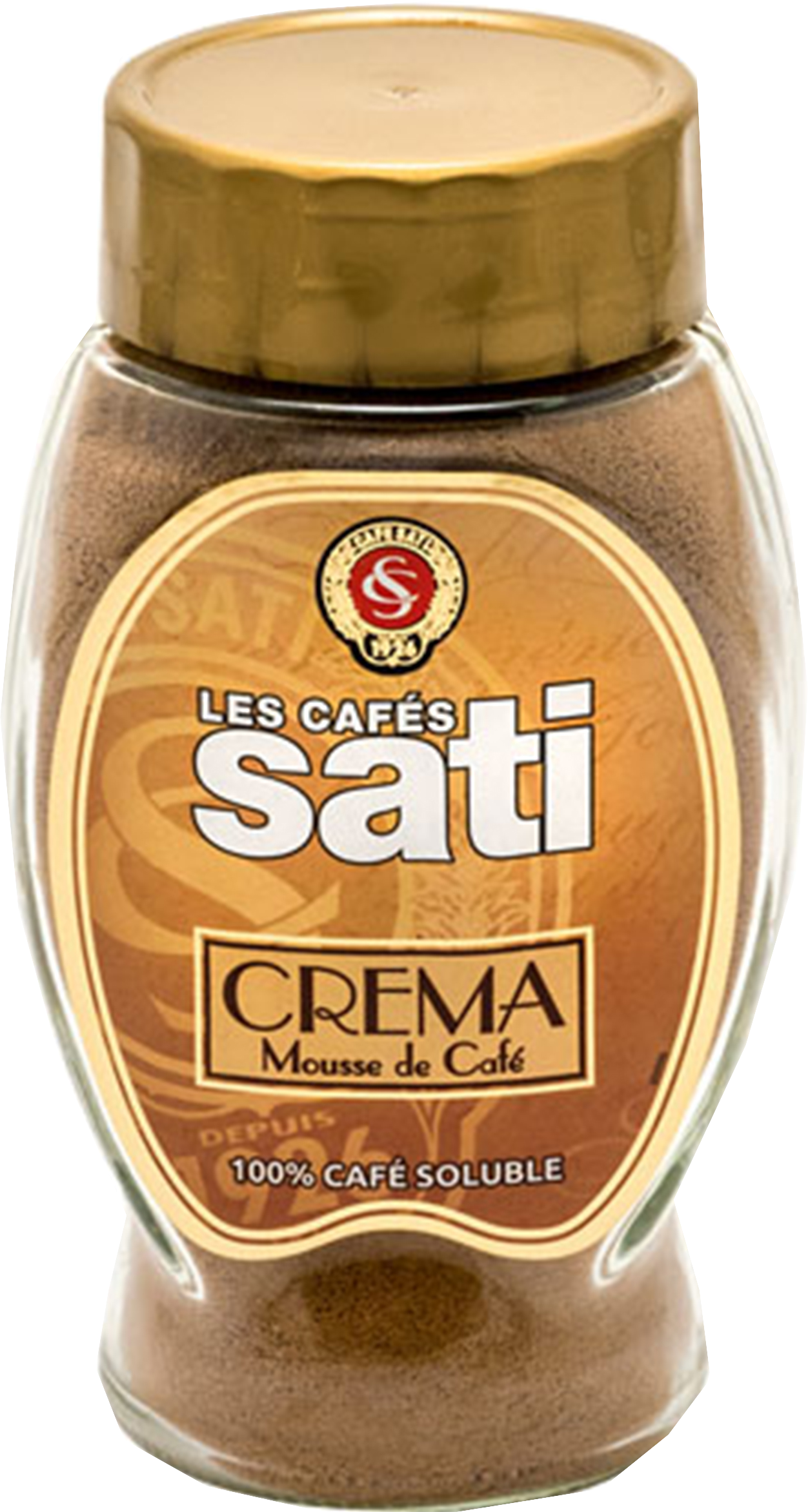 Les Caf?s Sati. Crema Mousse De Cafe 80 гр. стекл.банка