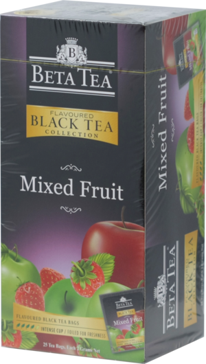 BETA TEA. Фруктовый микс/ Mixed Fruit карт.пачка, 25 пак.