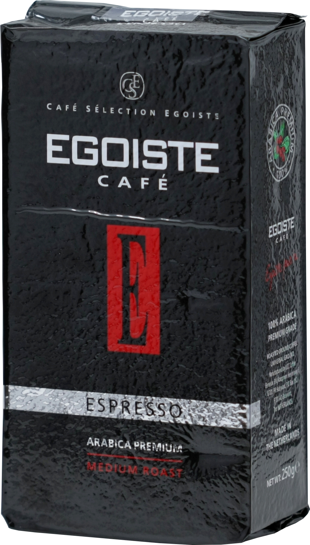 EGOISTE. Espresso молотый 250 гр. мягкая упаковка
