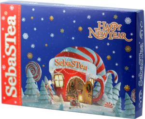 SebaSTea. Новый год. Christmas Hut Assortment 3 карт.пачка, 40 пак. (Уцененная)