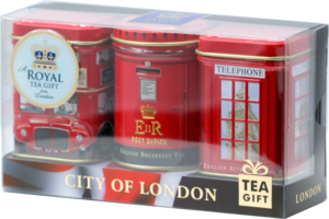 AHMAD TEA. City of London/Лондон 3 вкуса*25г 75 гр. жест.банка