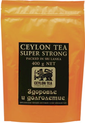 Amore De Bohema. T-sips Ceylon Tea Super Strong 400 гр. мягкая упаковка