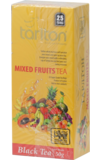 TARLTON. В пакетиках. Черный чай «Тропические фрукты» 50 гр. карт.пачка, 25 пак.