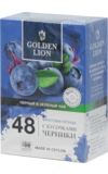 GOLDEN LION. Fruits legend. With pieces of blueberries (зеленый и черный) 90 гр. карт.пачка