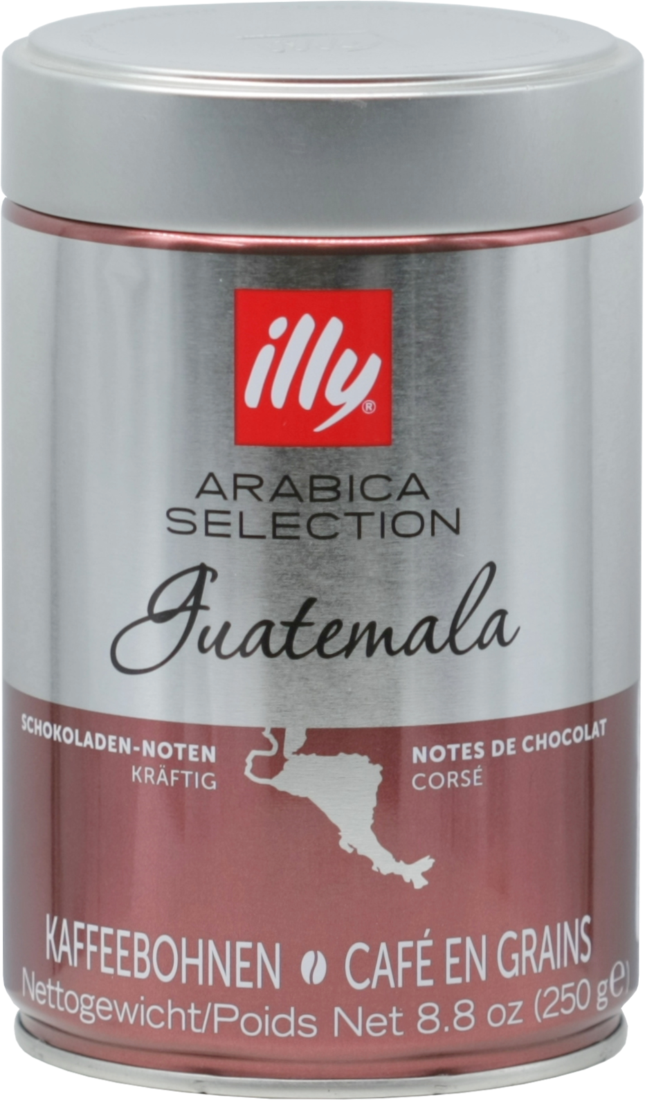 illy. Guatemala зерно (шоколадные ноты) 250 гр. жест.банка