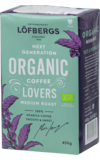 Lofbergs Lila. Organic Medium (молотый) 450 гр. мягкая упаковка
