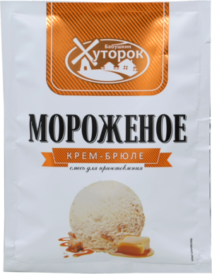 Бабушкин Хуторок. Мороженое крем-брюле 65 гр. мягкая упаковка