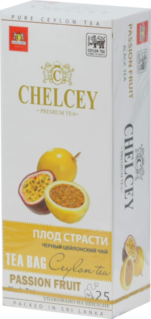 CHELCEY. Passion fruit black tea карт.пачка, 25 пак.