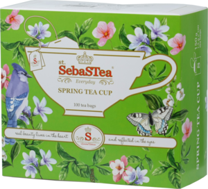 SebaSTea. 8 марта. Spring tea cup №3 150 гр. карт.пачка, 100 пак. (Уцененная)