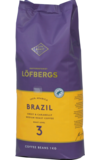 Lofbergs Lila. Brazil зерновой 1 кг. мягкая упаковка