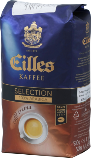 EILLES KAFFEE. Selection Cafe Crema (зерновой) 500 гр. мягкая упаковка