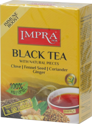 IMPRA. Черный чай с натуральными специями 90 гр. карт.пачка