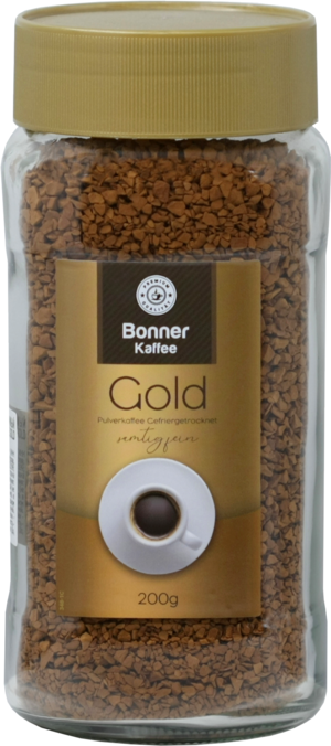 Bonner Kaffee. Gold 200 гр. стекл.банка (Уцененная)