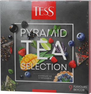 TESS. Набор чая в пирамидках (9 видов) 82 гр. карт.пачка, 45 пирамидки