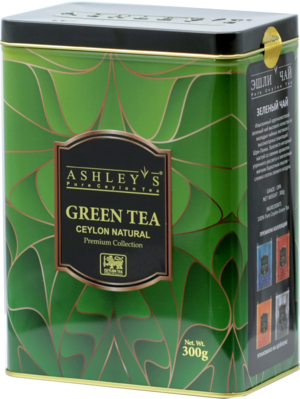 ASHLEY'S. Green tea 300 гр. жест.банка