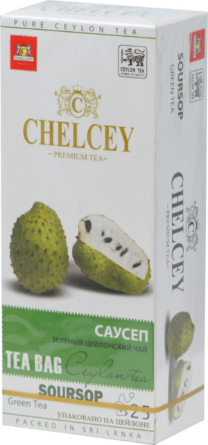 CHELCEY. Soursop green tea карт.пачка, 25 пак.