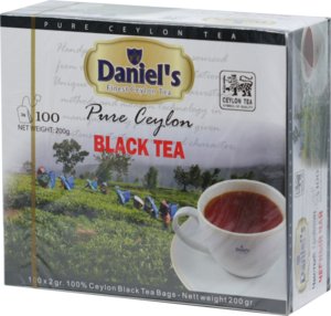 Daniel's. Pure Ceylon Black Tea 200 гр. карт.пачка, 100 пак.