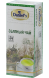 Daniel's. Pure Ceylon Green Tea 50 гр. карт.пачка, 25 пак.