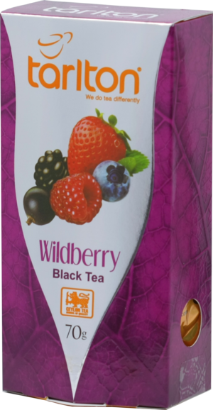 TARLTON. Wildberry Black Tea 70 гр. карт.пачка