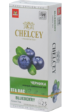 CHELCEY. Blueberry green tea 50 гр. карт.пачка, 25 пак.