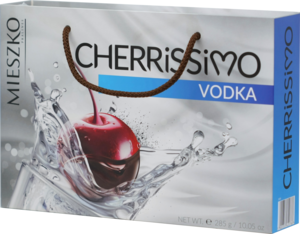 Mieszko. Cherrissimo Vodka 285 гр. карт.упаковка