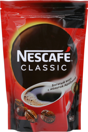 Nescafe. Classic с молотым 190 гр. мягкая упаковка