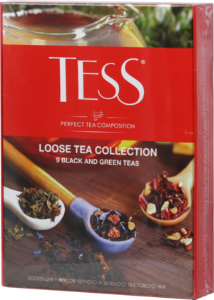 TESS. Набор листового чая (9 видов) 350 гр. карт.упаковка