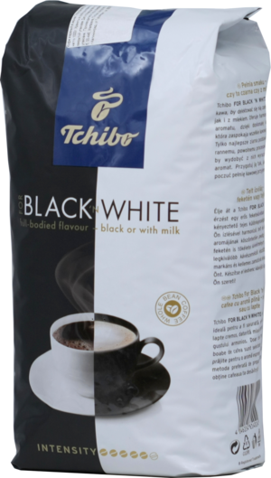 Tchibo. Black&White (зерновой) 1 кг. мягкая упаковка (Уцененная)