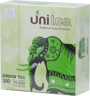 UNITEA. Green tea карт.пачка, 100 пак.