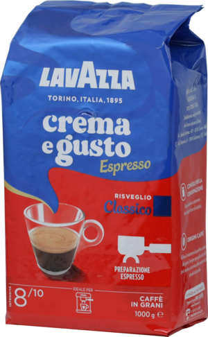 LAVAZZA. Crema E Gusto Espresso (зерновой) 1 кг. мягкая упаковка