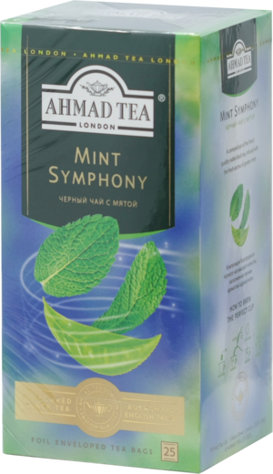 AHMAD TEA. Flavoured Collection. Mint Symphony карт.пачка, 25 пак.