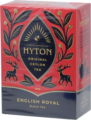HYTON. Premium tea. English Royal 100 гр. карт.пачка