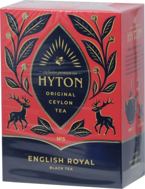 HYTON. Premium tea. English Royal 200 гр. карт.пачка