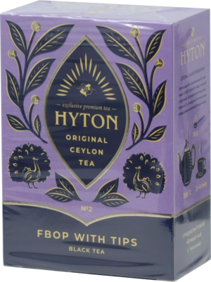 HYTON. Premium tea. FBOP с типсами 100 гр. карт.пачка