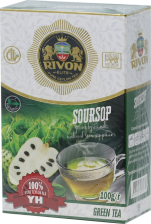 Rivon. YH Soursop (Green Tea) 100 гр. карт.пачка
