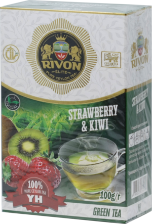Rivon. YH Strawberry Kiwi (Green Tea) 100 гр. карт.пачка