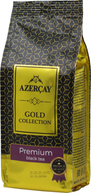 Azercay. Gold Collection. Черный Premium 250 гр. мягкая упаковка