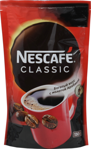 Nescafe. Classic с молотым 130 гр. мягкая упаковка