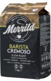 Merrild. Barista Cremoso (зерновой) 1 кг. мягкая упаковка