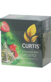 CURTIS. Strawberry Mohito (пирамидки) карт.упаковка, 20 пак.